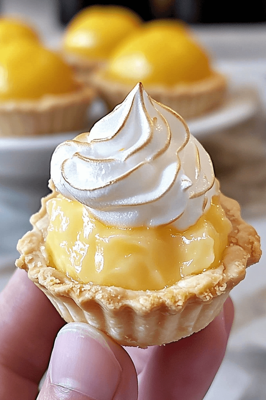 Lemon Meringue Pie Bites 5 Mini Lemon Meringue Pie Bites