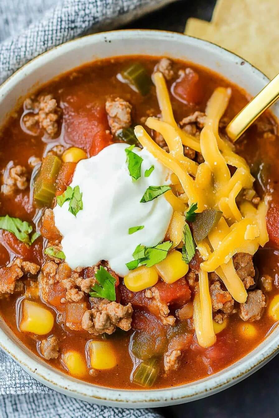 Quick and Easy Taco Soup