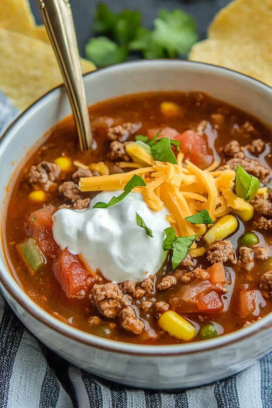 Quick and Easy Taco Soup