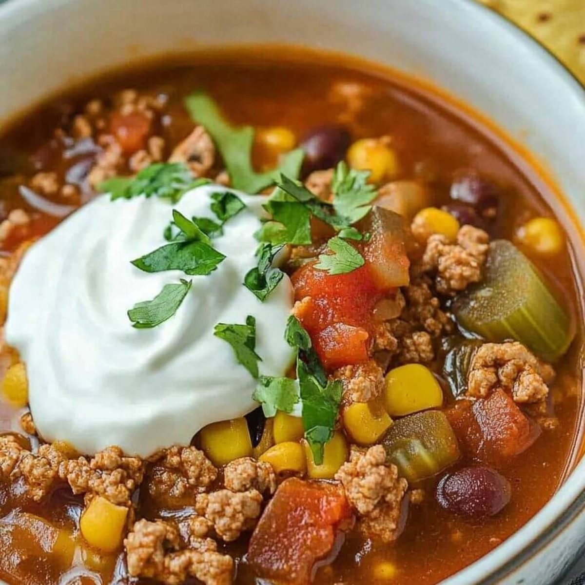 Quick and Easy Taco Soup