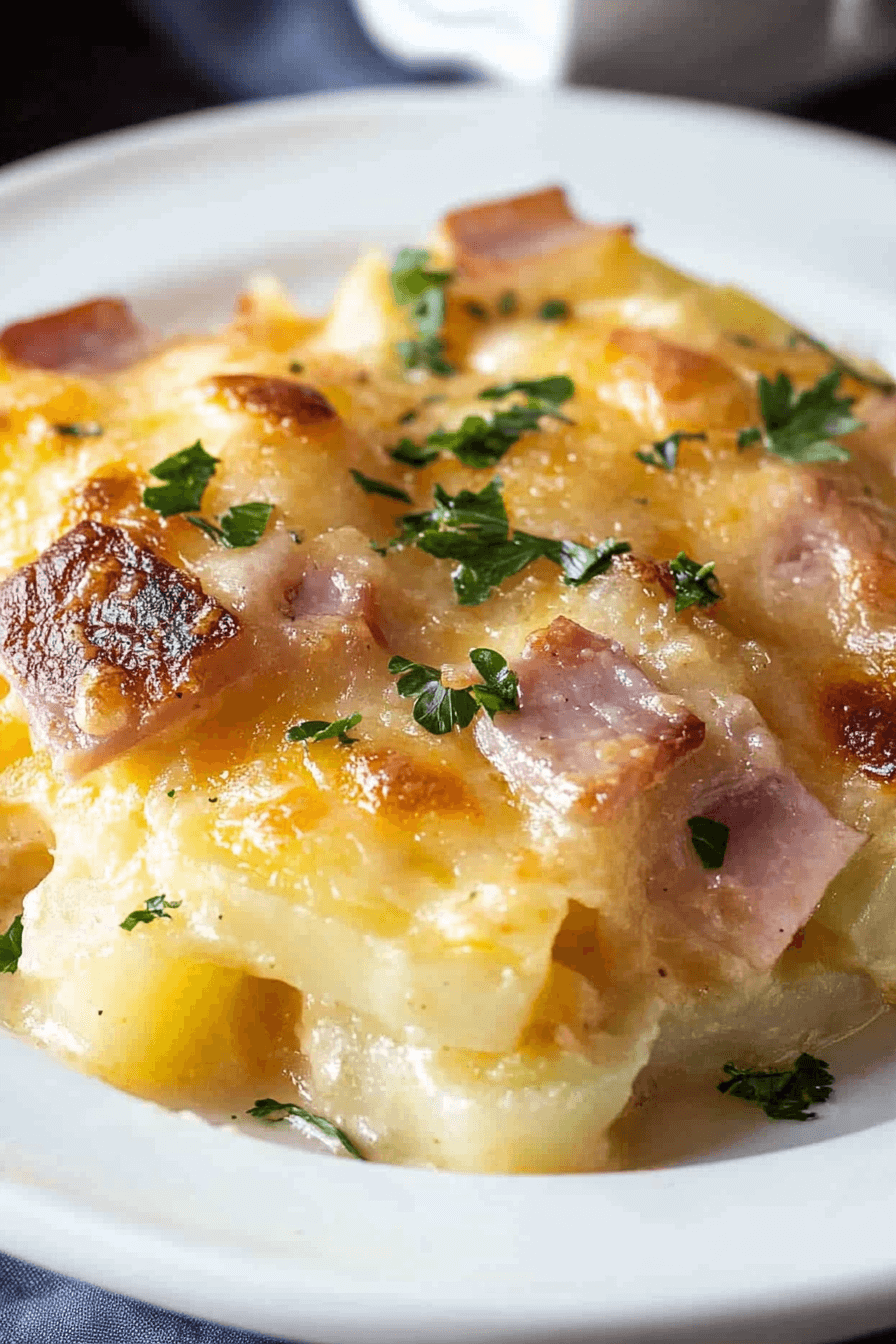 Ham and Potato Au Gratin