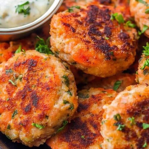 Canned Salmon Patties 8 Canned Salmon Patties