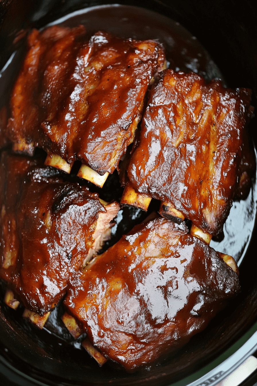 Slow Cooker Root Beer BBQ Pork Ribs 5 Slow Cooker Root Beer BBQ Pork Ribs