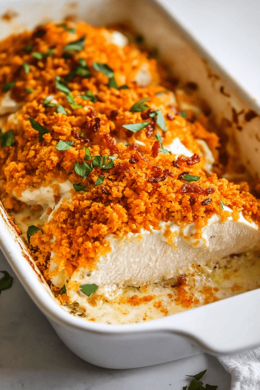 Cream Cheese and Bacon Stuffed Doritos Chicken 5 Cream Cheese and Bacon Stuffed Doritos Chicken