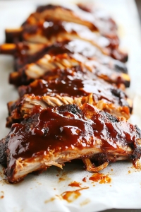 Slow Cooker Root Beer BBQ Pork Ribs
