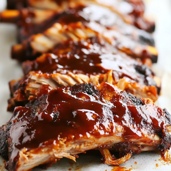 Slow Cooker Root Beer BBQ Pork Ribs