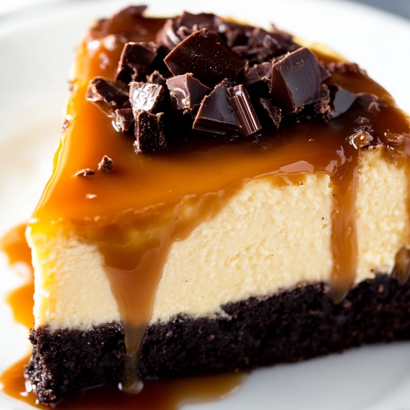 Caramel Brownie Cheesecake