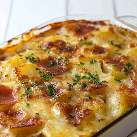 Ham and Potato Au Gratin