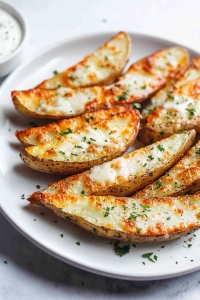 Baked Garlic Parmesan Potato Wedges