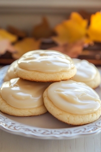Maple Cookies With Maple Icing