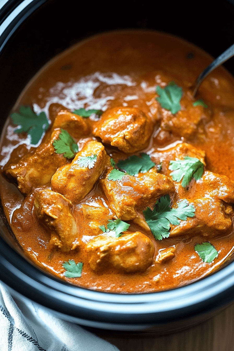 Slow Cooker Butter Chicken 9 Slow Cooker Butter Chicken