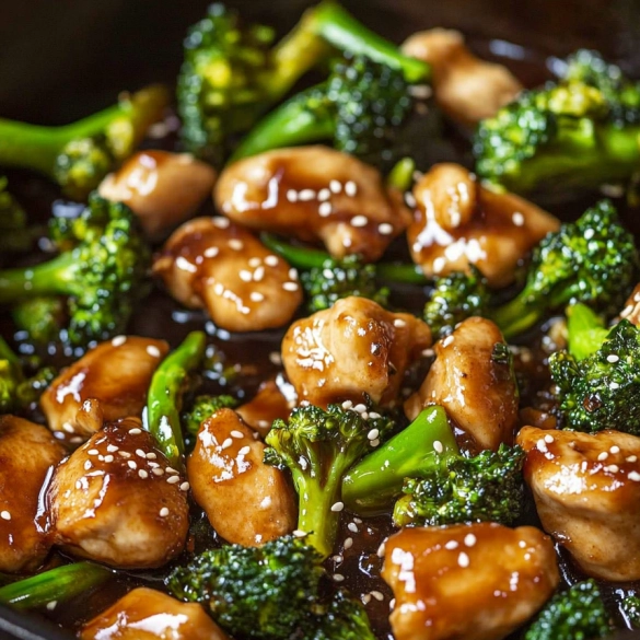 CHICKEN AND BROCCOLI STIR FRY