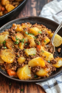 Hobo Casserole Rustic Ground Beef and Potato Bake