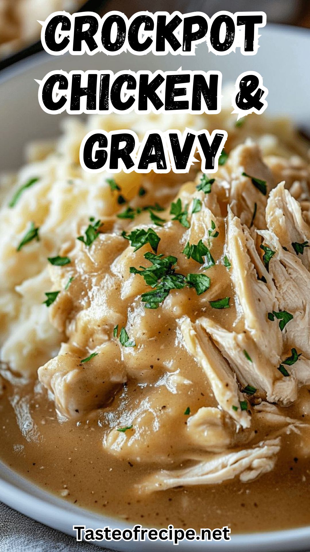 Crockpot Chicken & Gravy Crockpot Chicken & Gravy