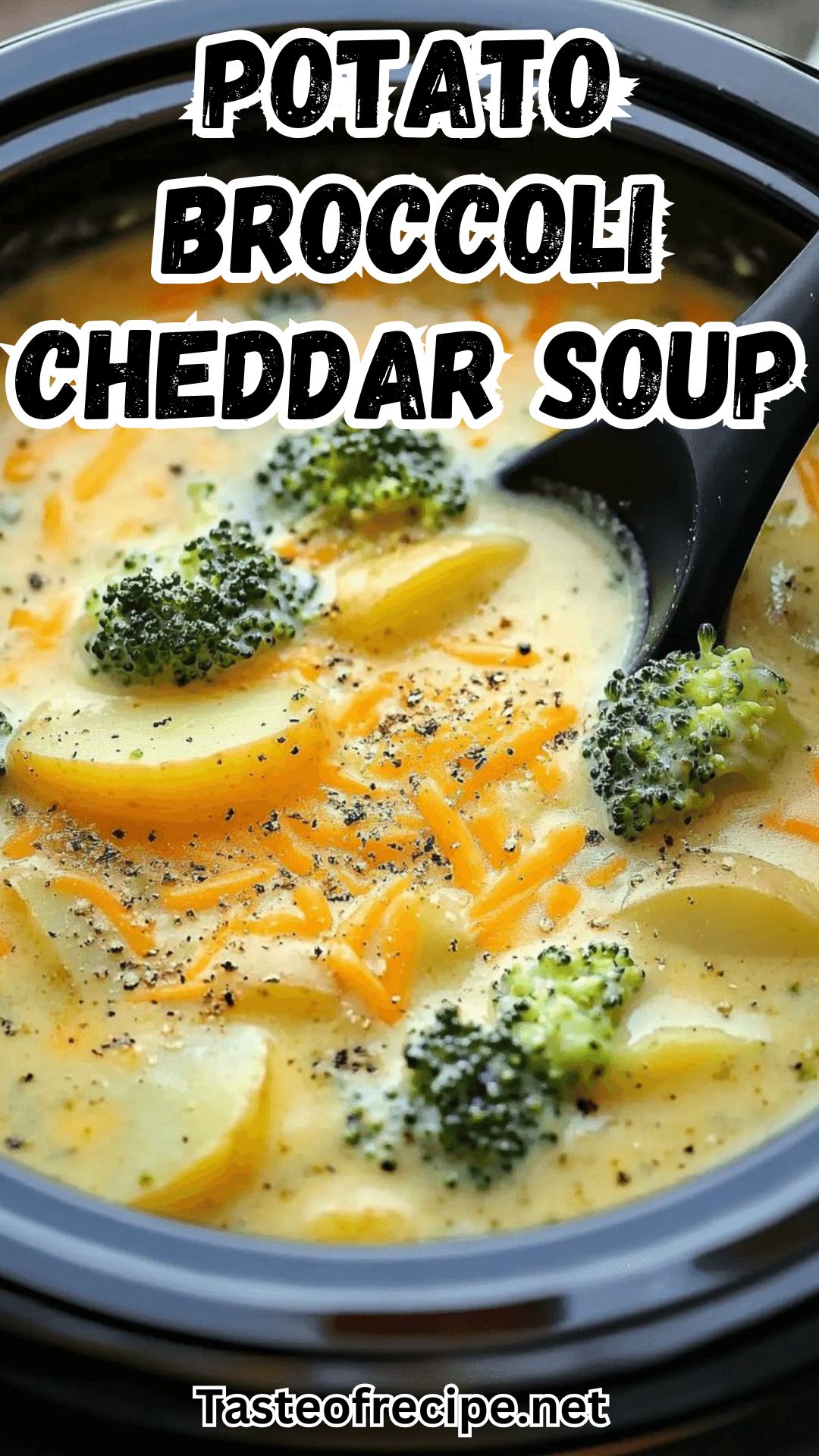 Crockpot Potato Broccoli Cheddar Soup Crockpot Potato Broccoli Cheddar Soup