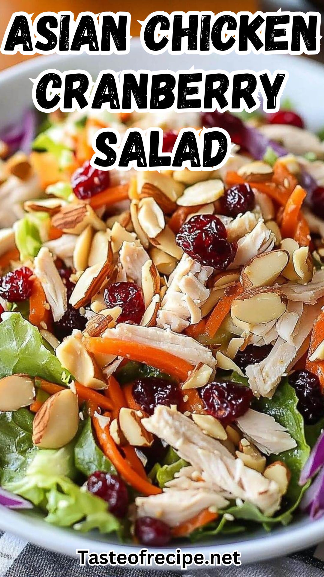 Asian Chicken Cranberry Salad Asian Chicken Cranberry Salad