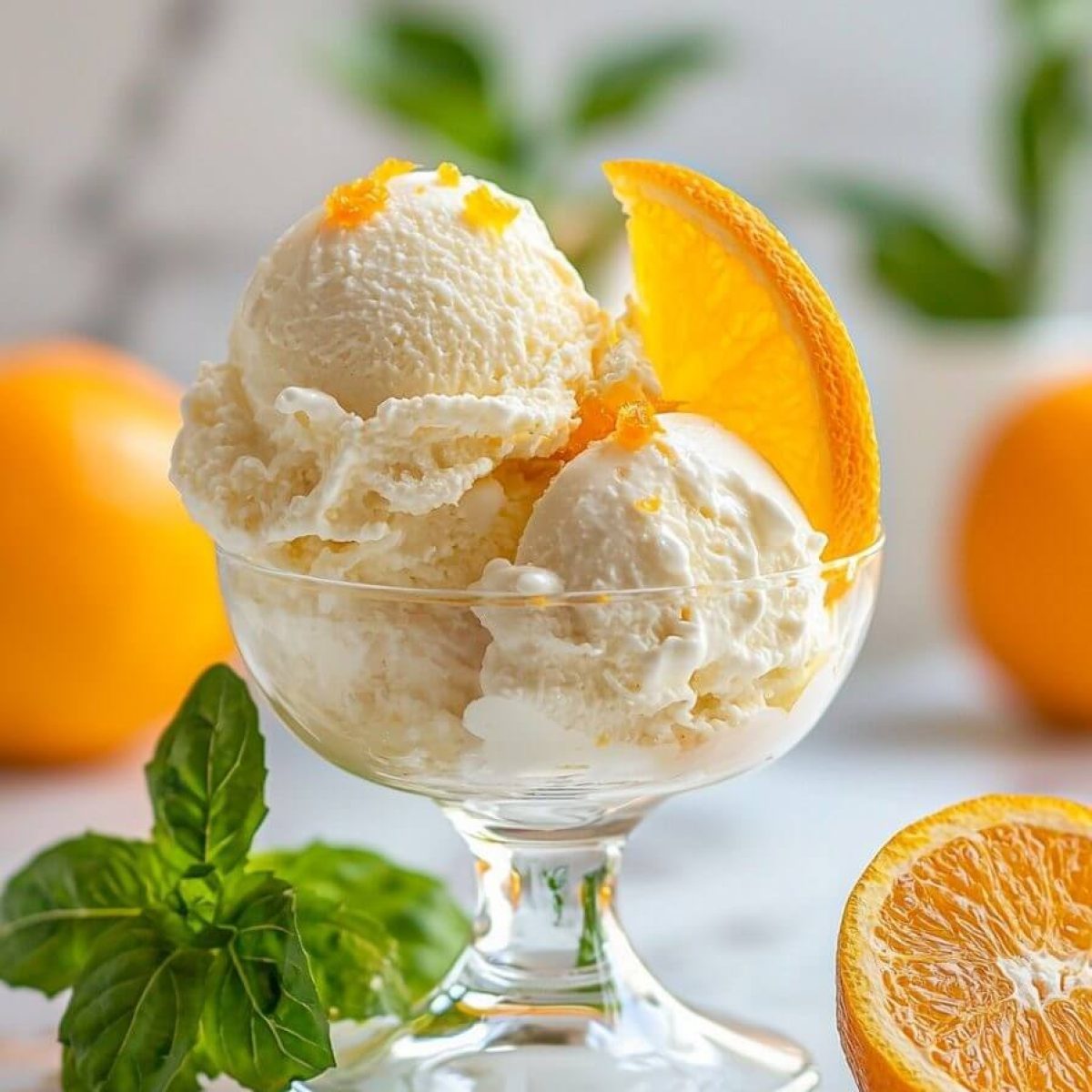 2-Ingredient Orange Sherbet