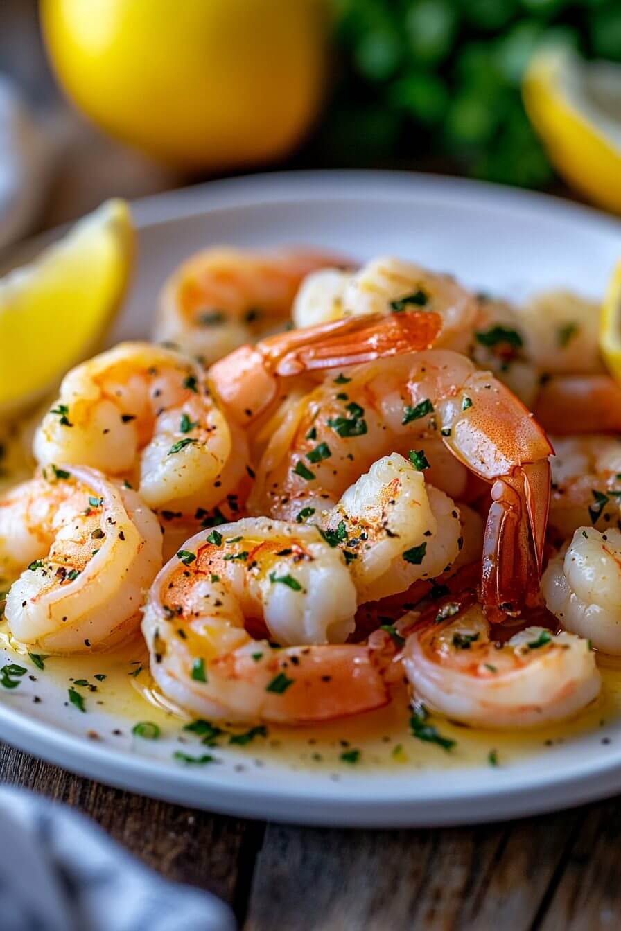 Shrimp Scampi in garlic butter sauce