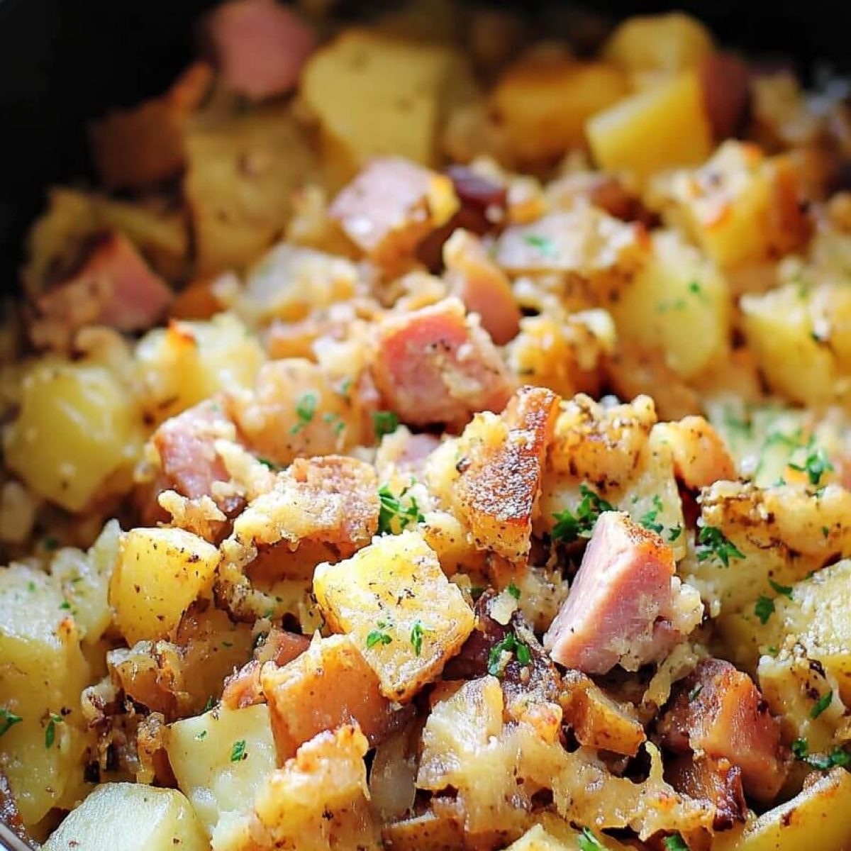 Crockpot Ham and Potato Casserole