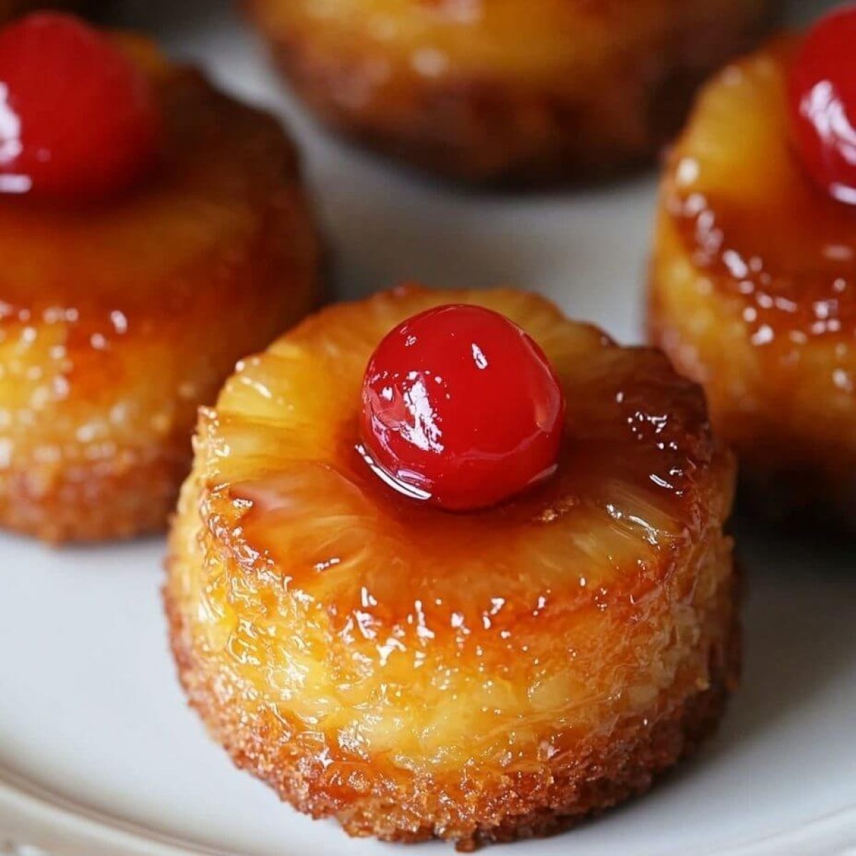 Pineapple Upside-Down Cupcakes