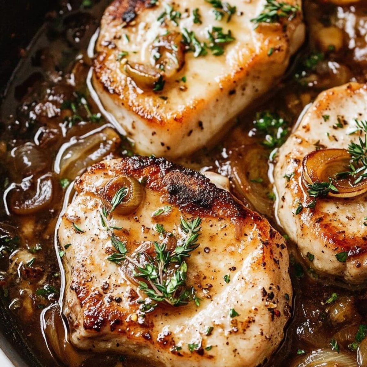 French Onion Pork Chops