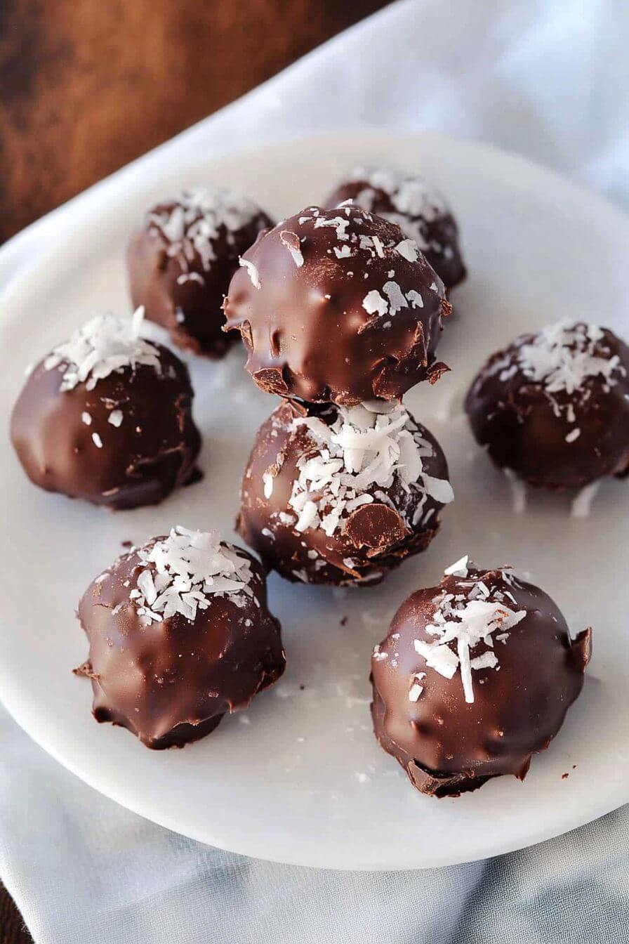 No-Bake Coconut Cream Balls