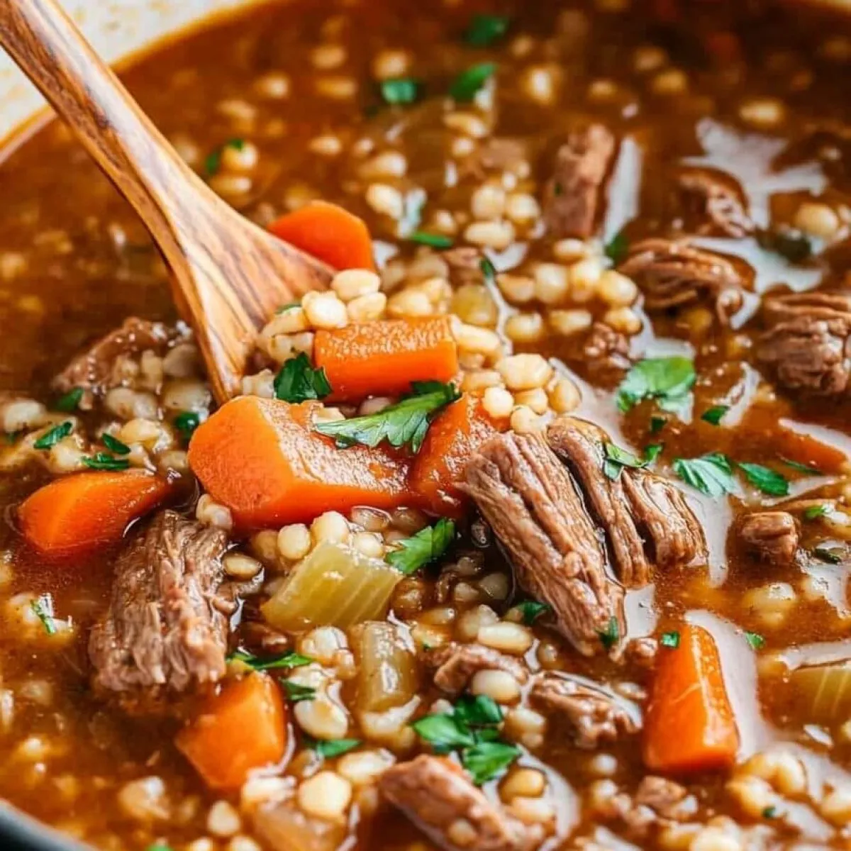 Best Ever Beef And Barley Soup