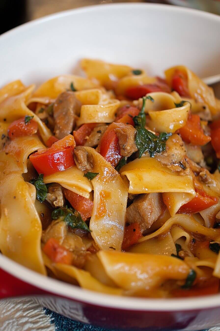 Italian Drunken Noodles