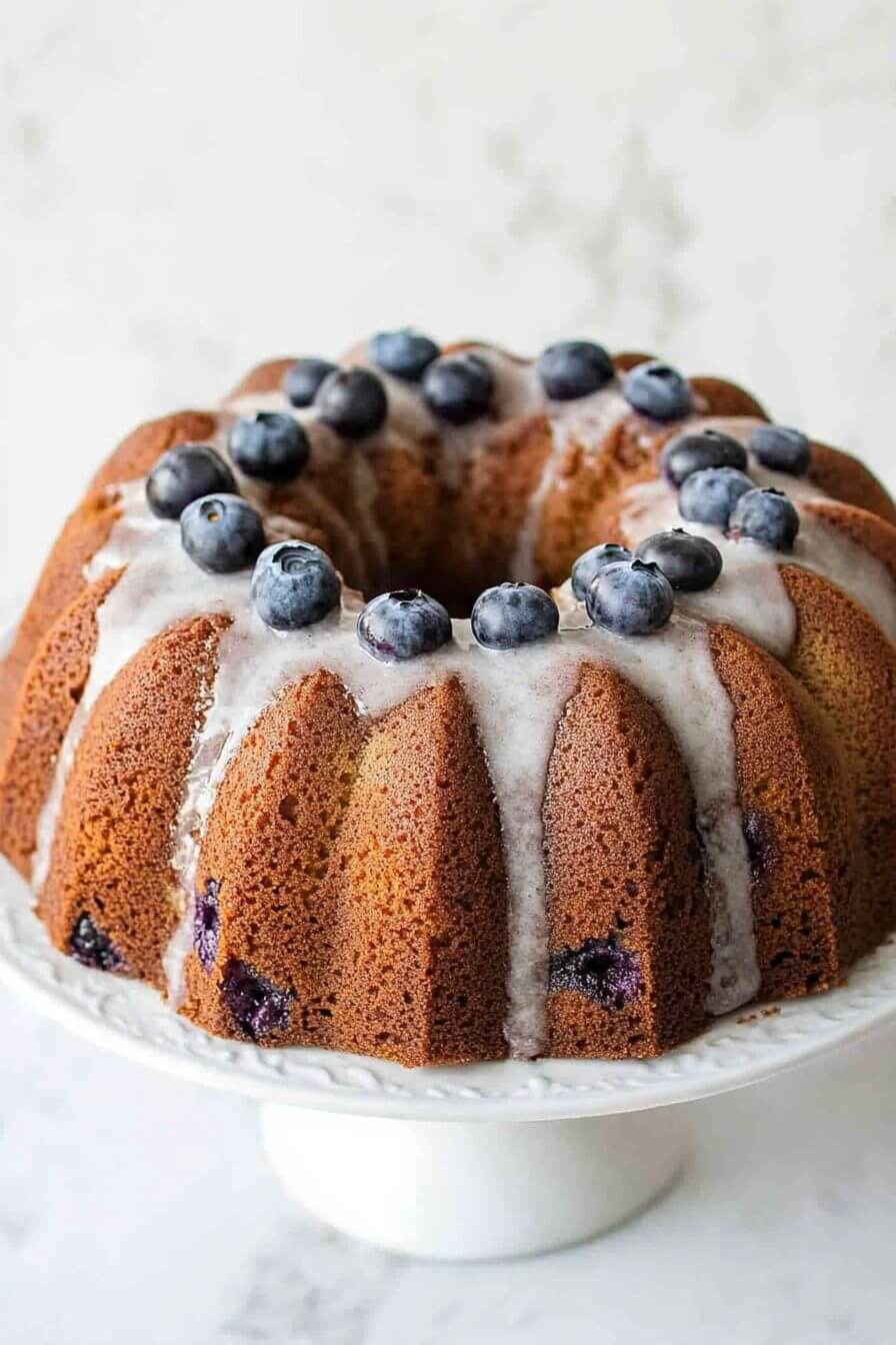 Blueberry Pound Cake