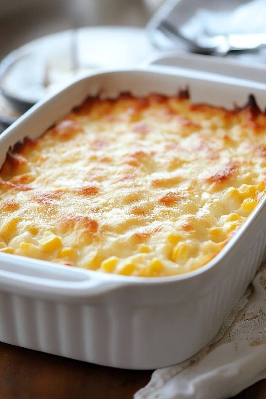 Easy Creamy Corn Casserole