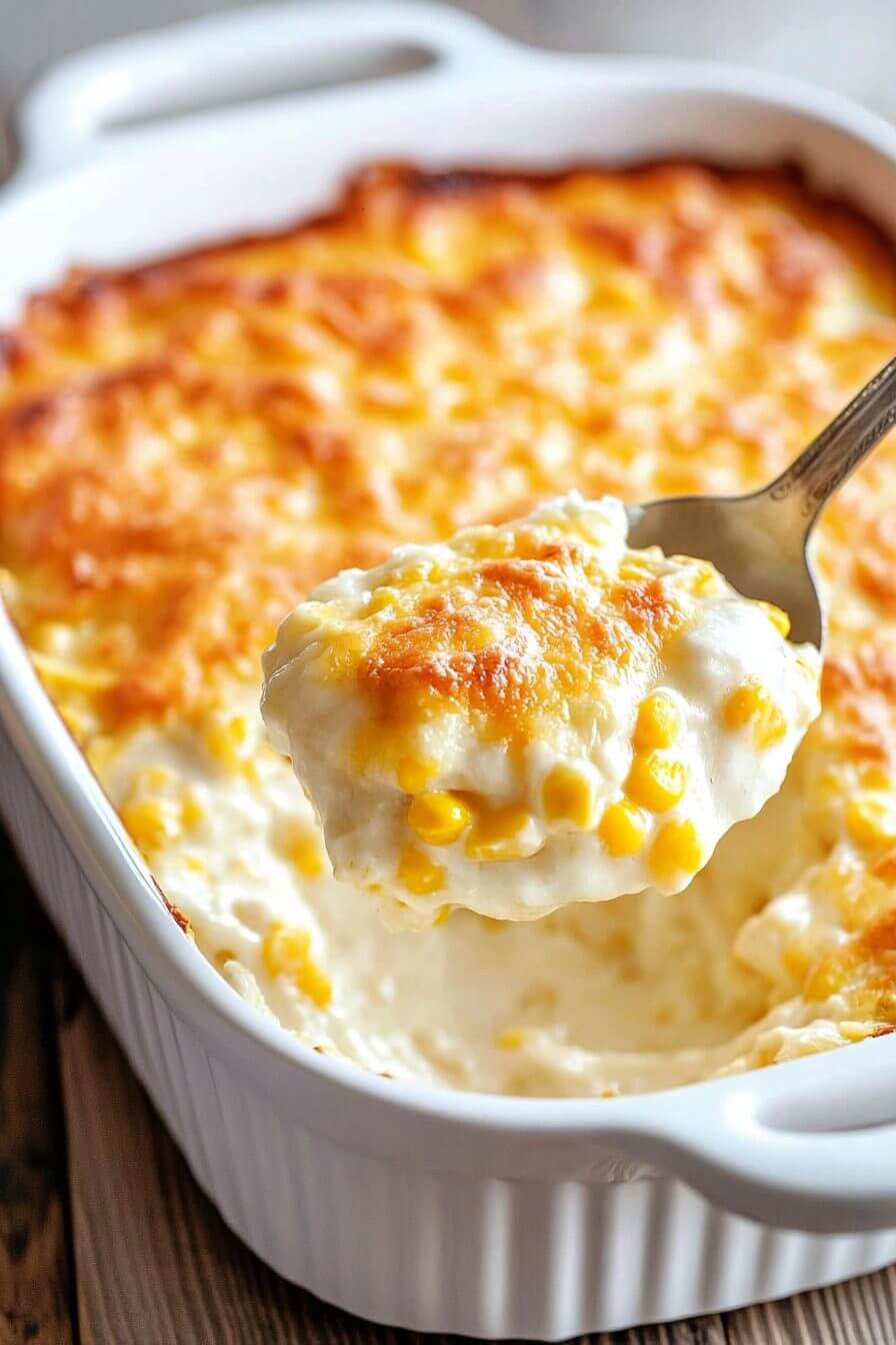Easy Creamy Corn Casserole