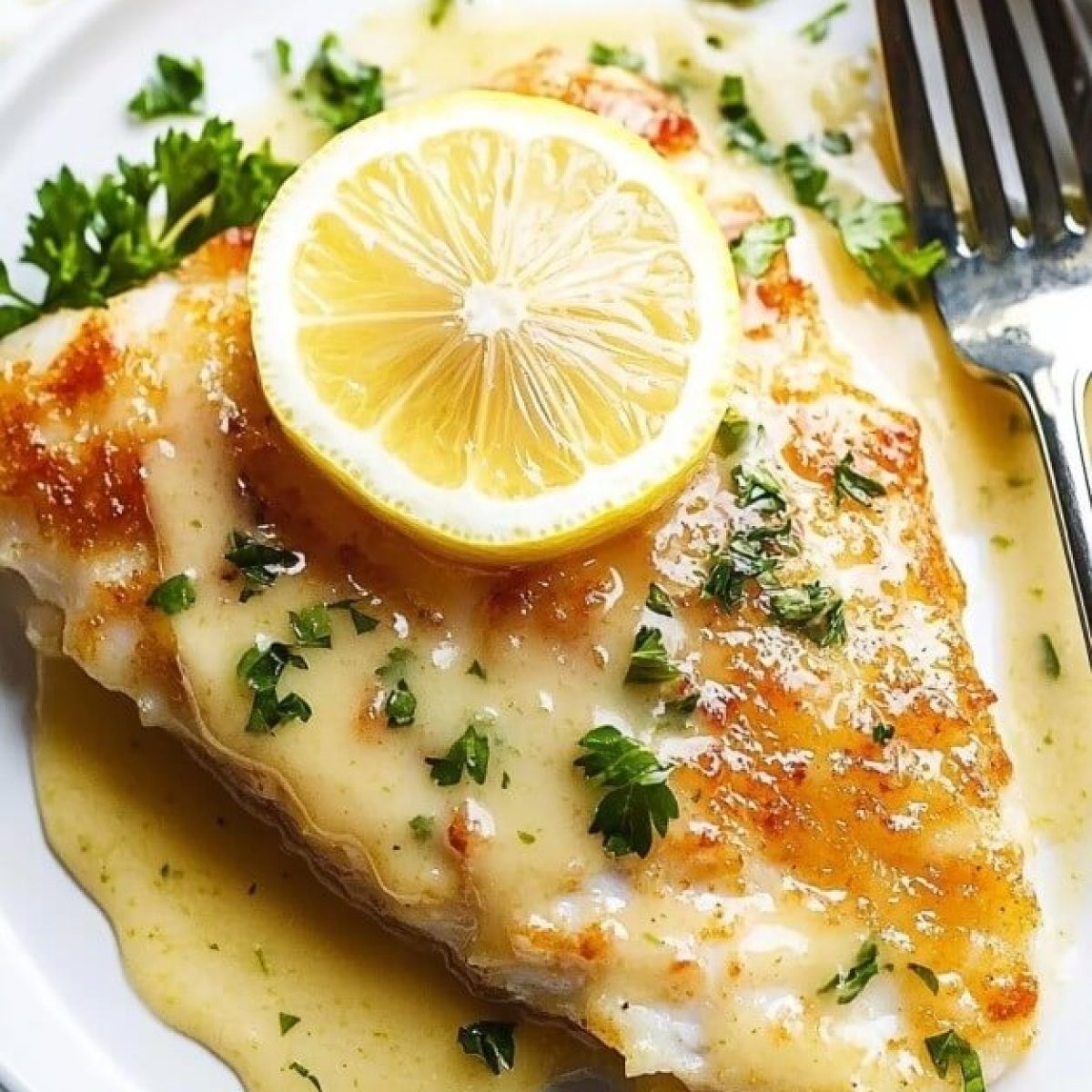 Pan Fried Tilapia with Lemon Butter Sauce
