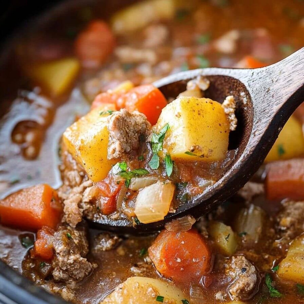 Slow Cooker Poor Man's Stew