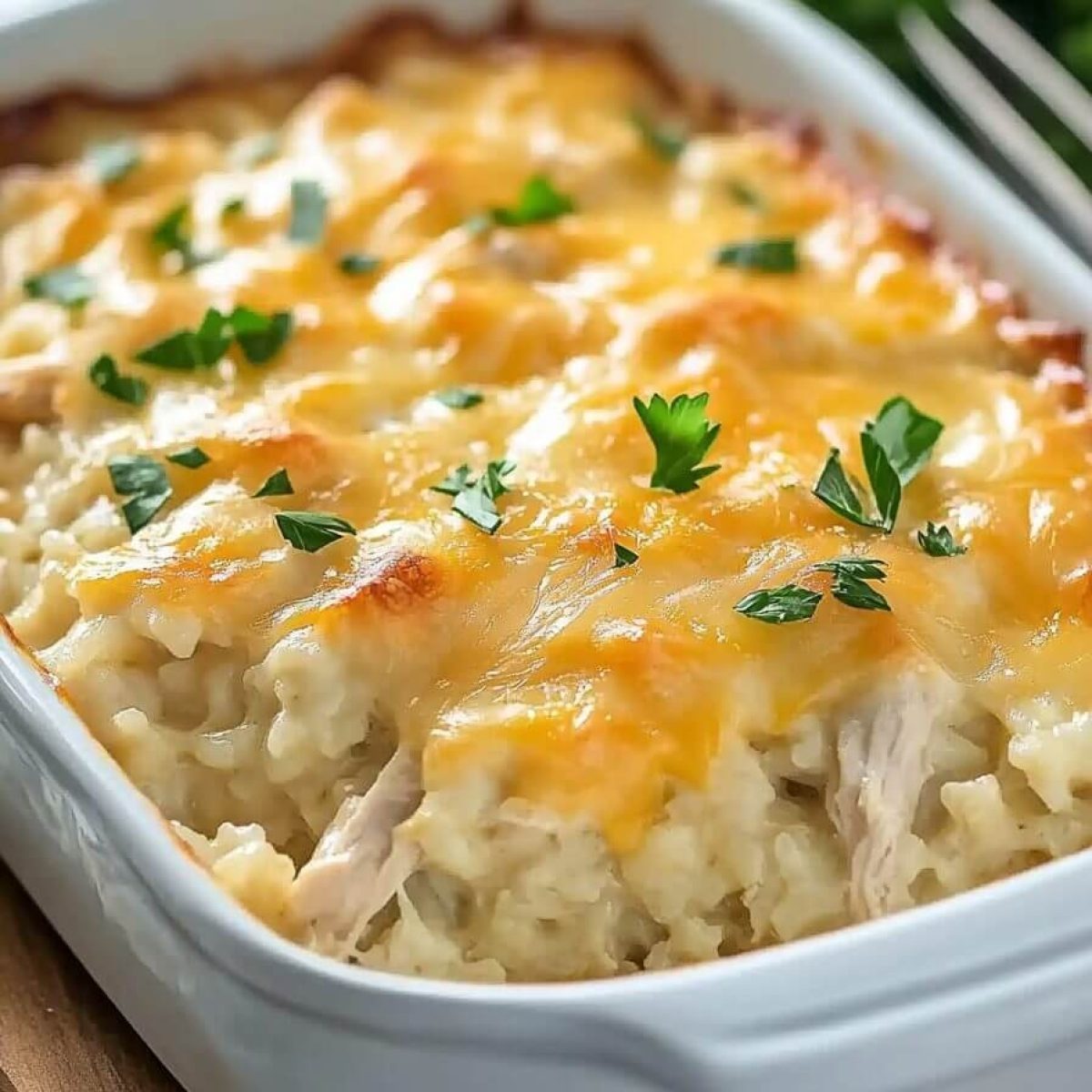 Creamy Chicken Rice Casserole