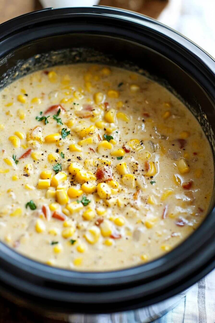 Slow Cooker Corn Chowder