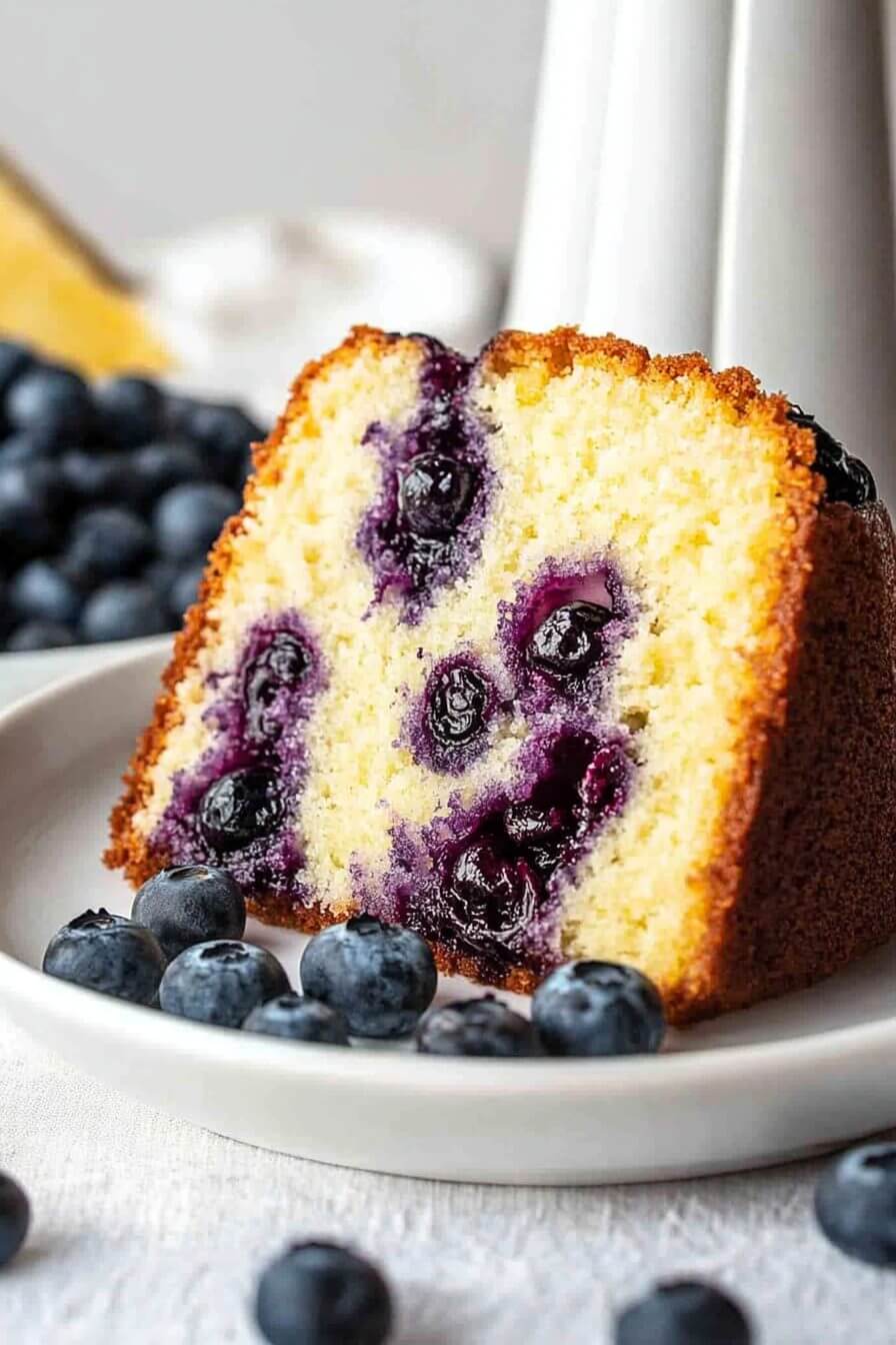 Blueberry Pound Cake