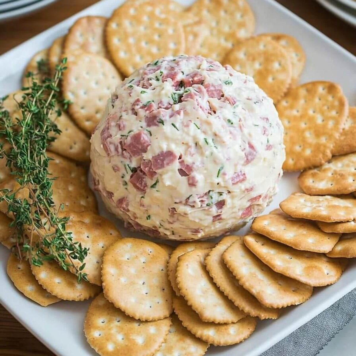 Creamed Chipped Beef Cheese Ball