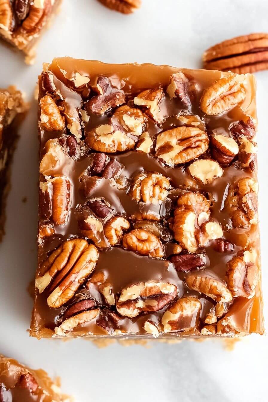 Pecan Turtle Bars Recipe