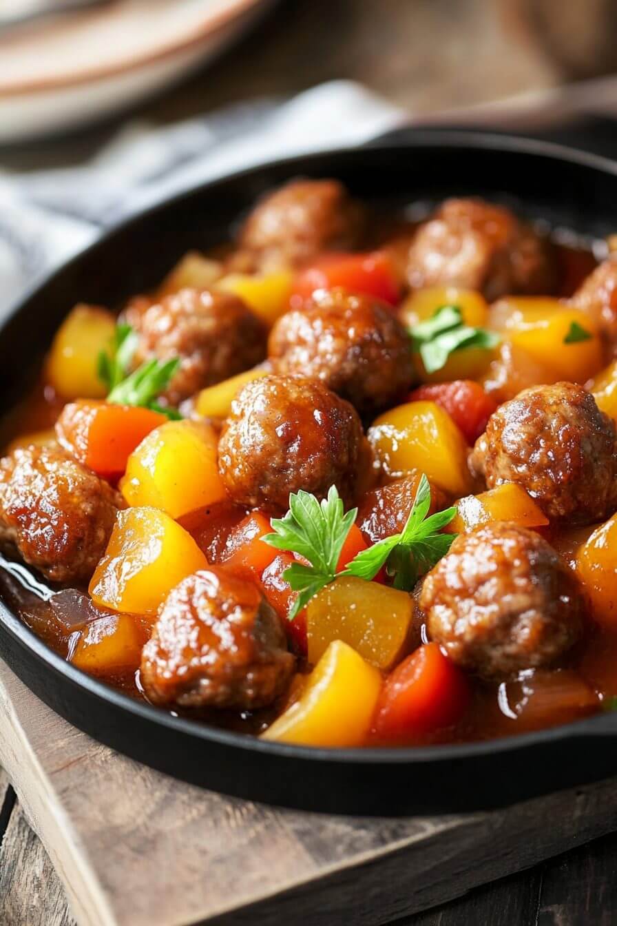 Sweet and Sour Meatballs