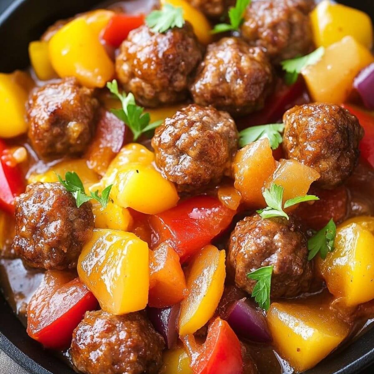 Sweet and Sour Meatballs Recipe