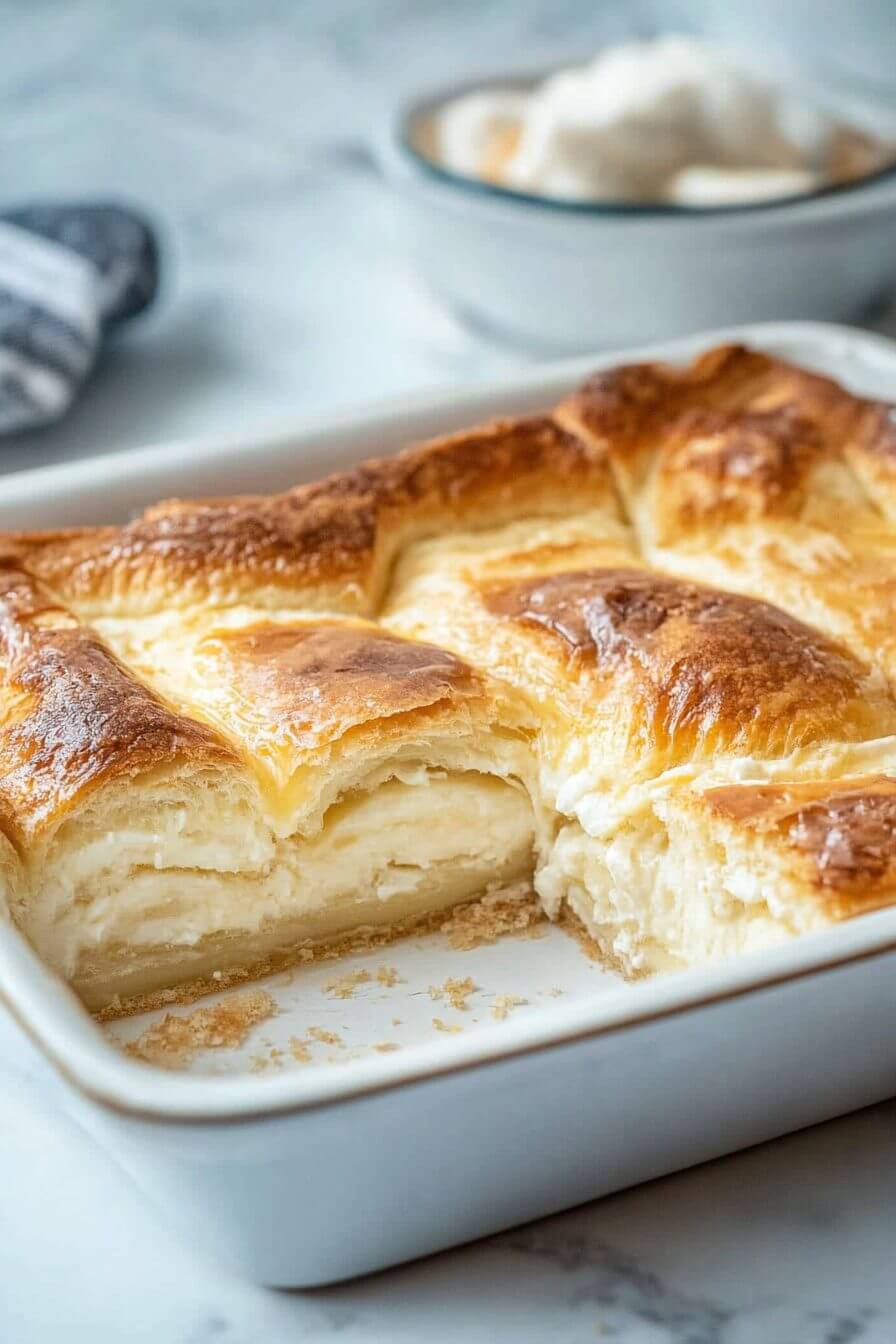 Cheesecake Crescent Rolls Casserole