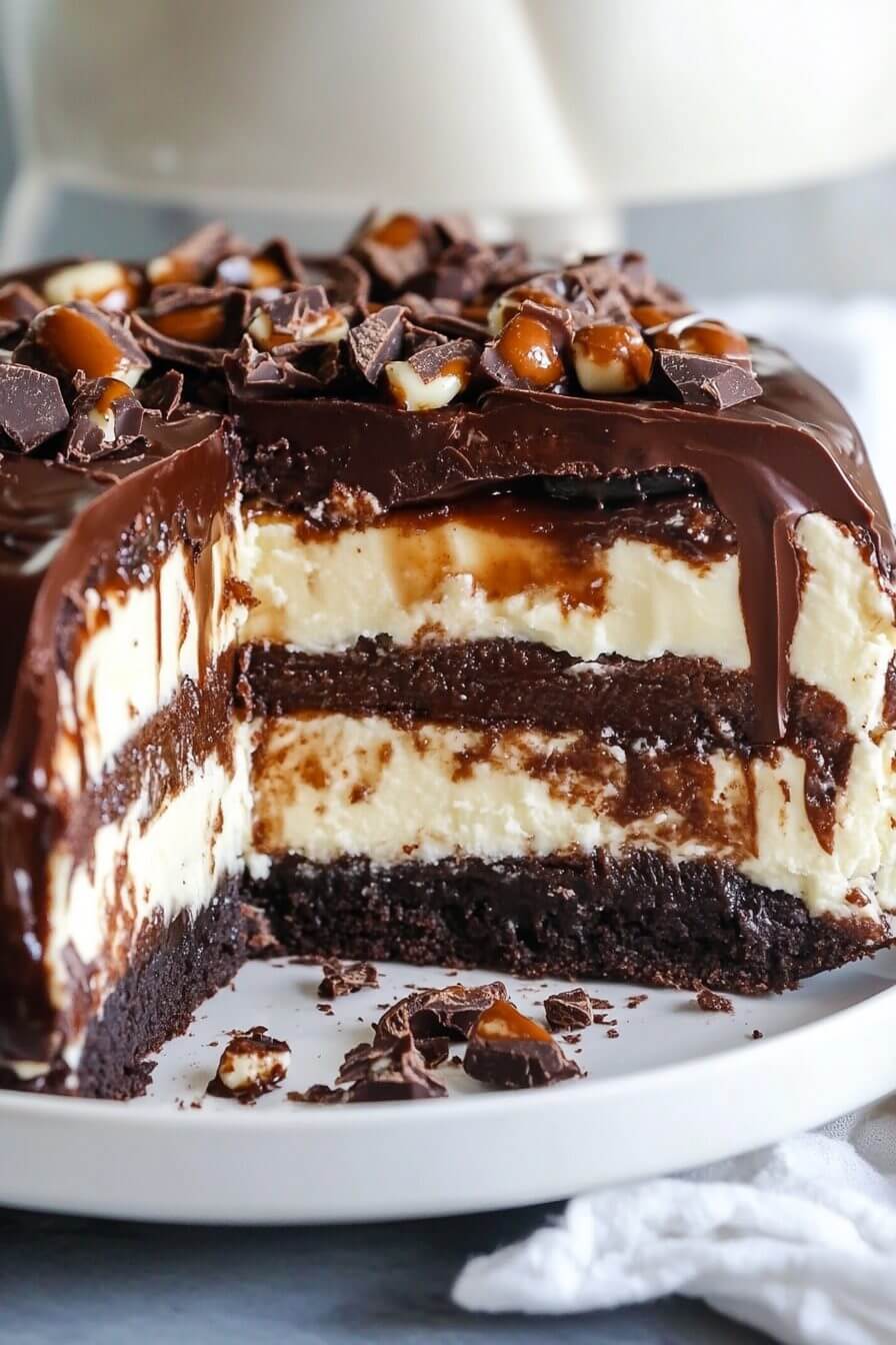 Chocolate Turtle Cake