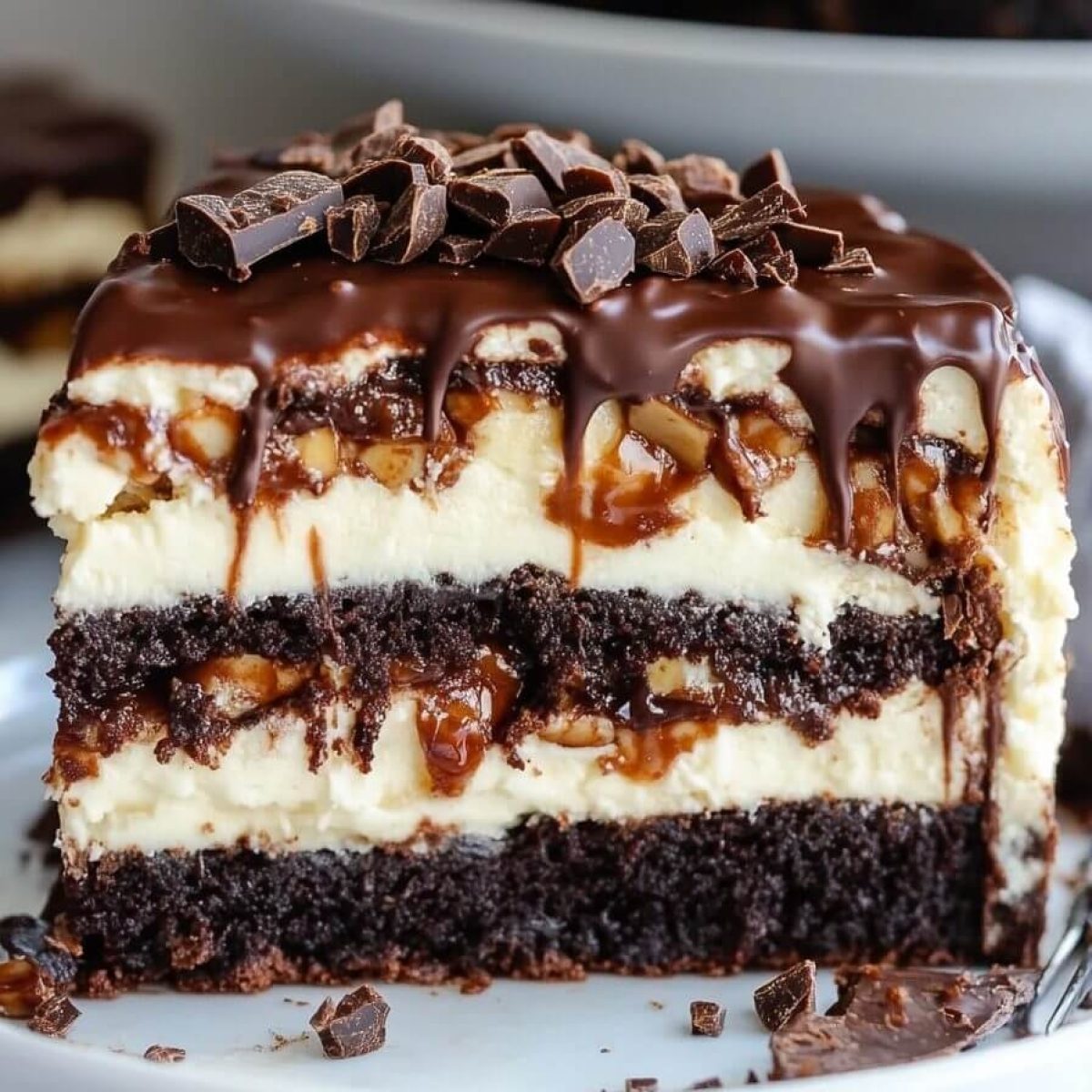 Chocolate Turtle Cake