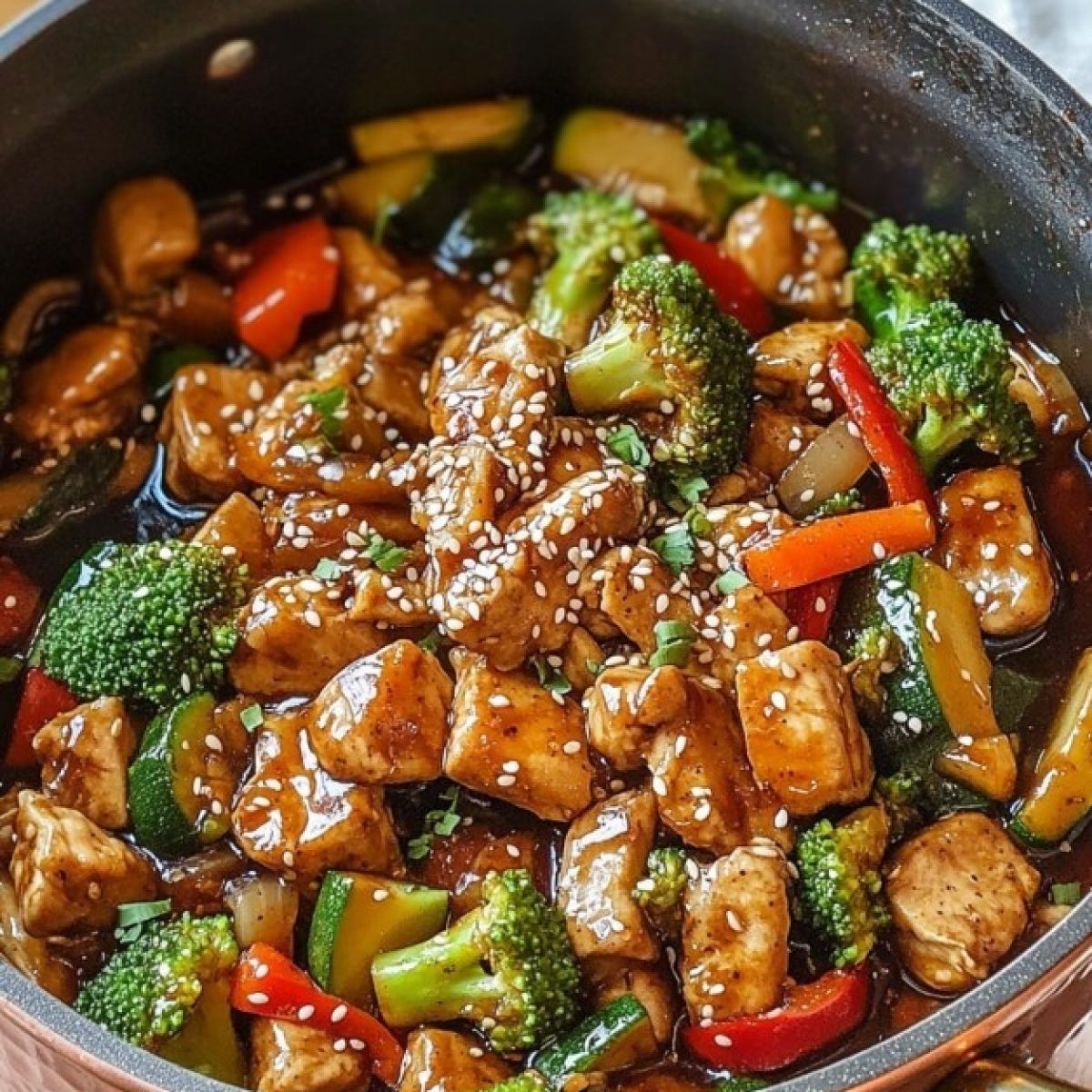 Garlic Chicken Stir Fry