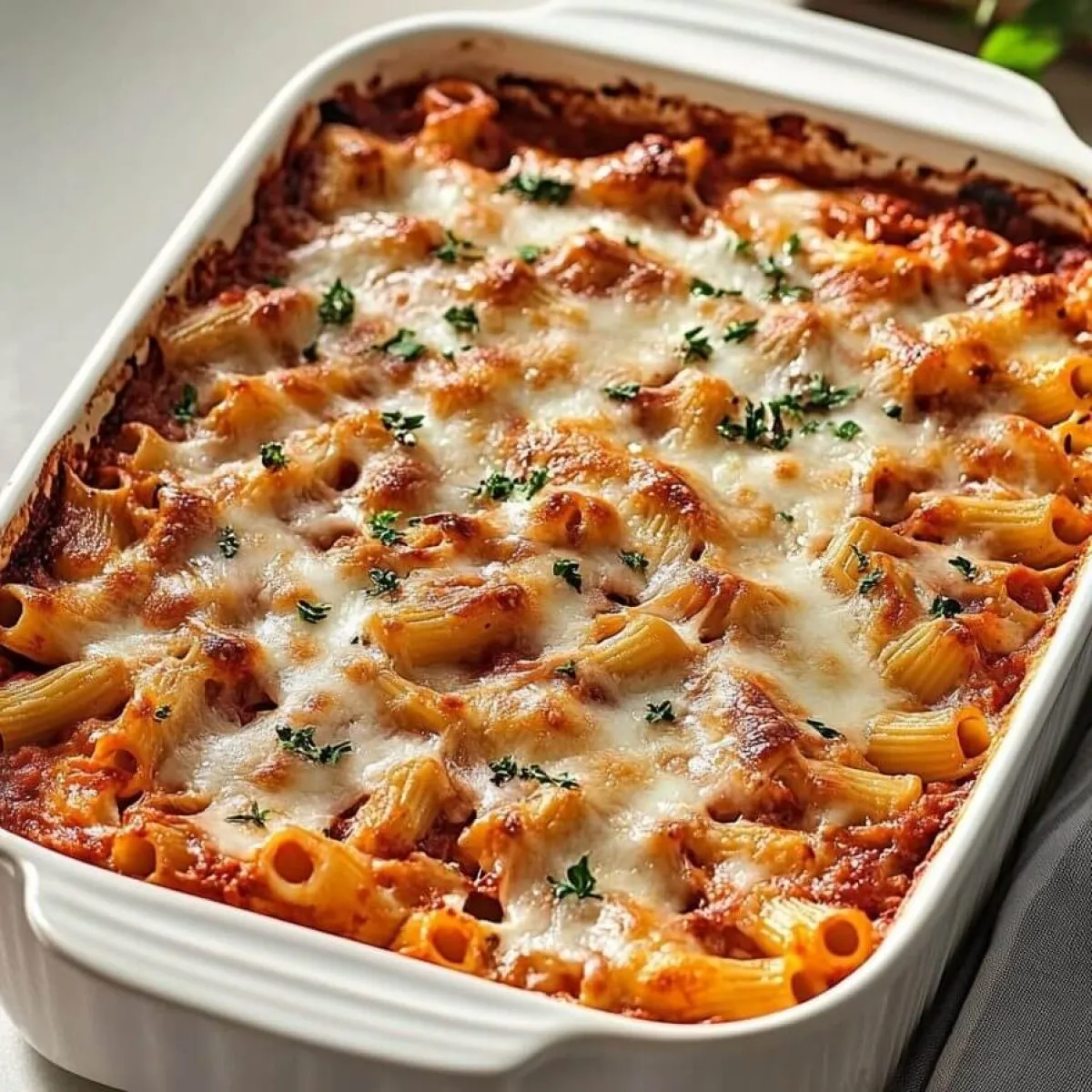 Baked Mostaccioli