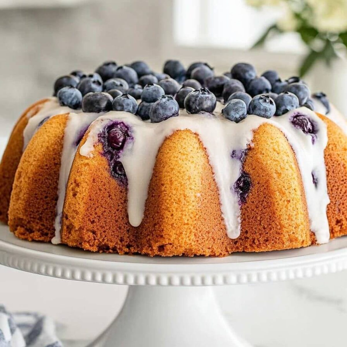 Blueberry Pound Cake