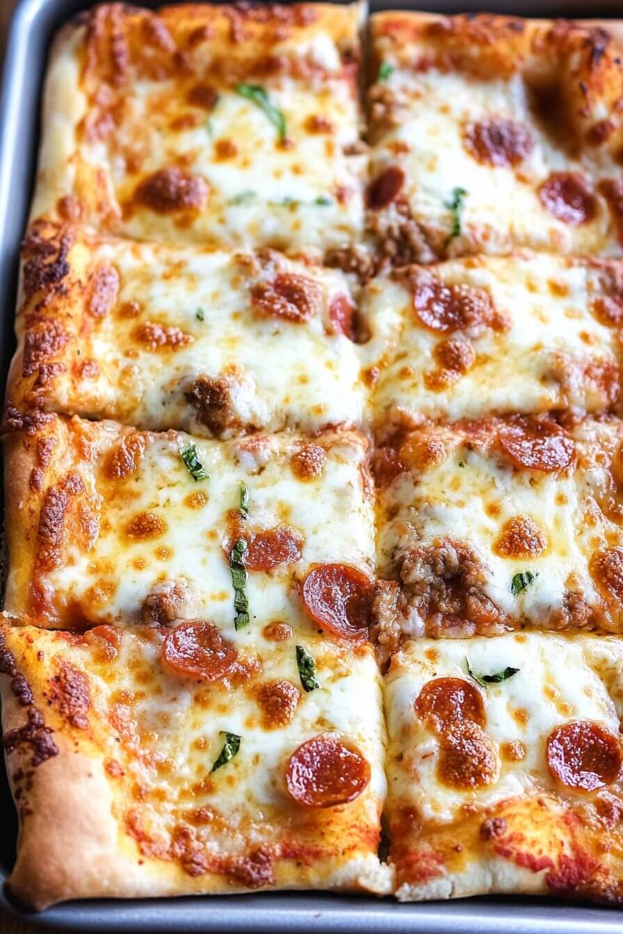 School Pizza Recipe