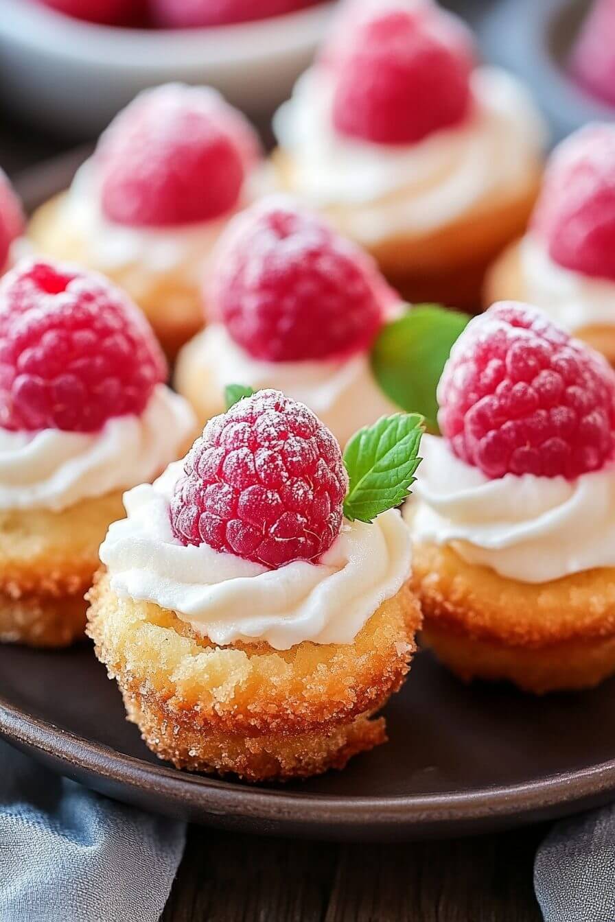 Raspberry Cream Cheese Bites