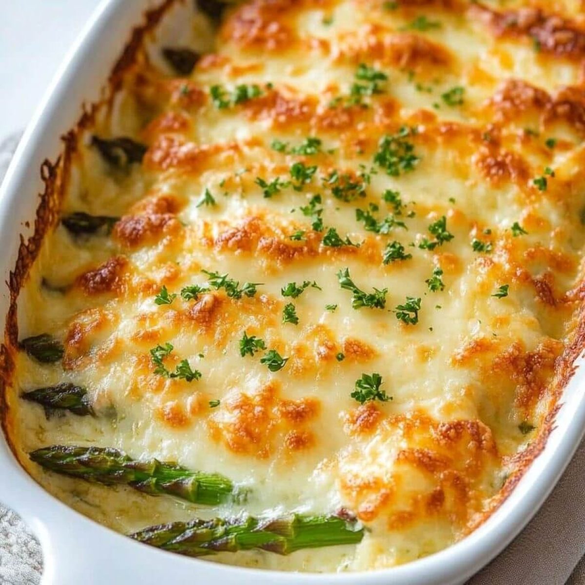 Cheesy Asparagus Casserole