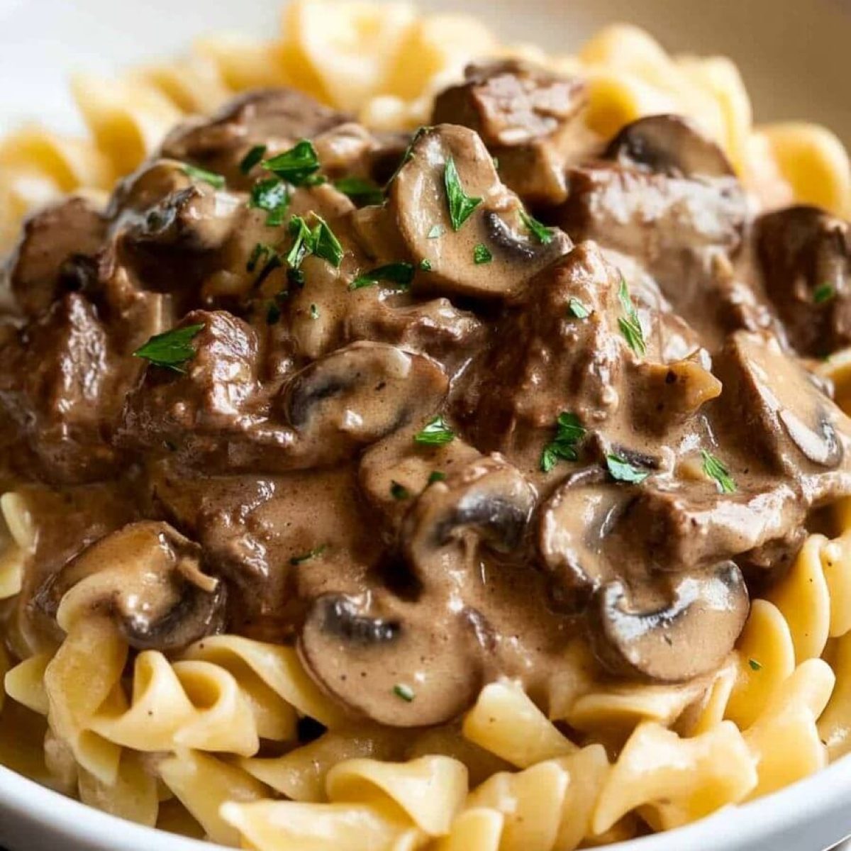 Homemade Beef Stroganoff